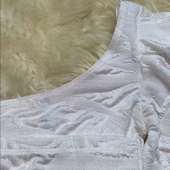 WHITE One Shoulder Minidress - Picture 5 of 6